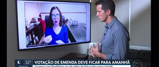 Procuradora de Contas fala sobre os equívocos da “PEC da Saúde” em entrevista à telejornal