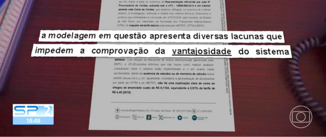 MPC defende procedência da representação feita pelo TCESP para esclarecimentos sobre bilhetagem do sistema estadual de transportes